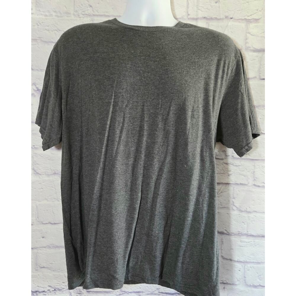 Port & Company Gray I Study Triggernometry Graphic T Shirt Large